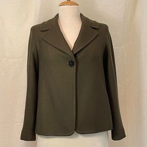 Womens Talbot one button wool jacket
